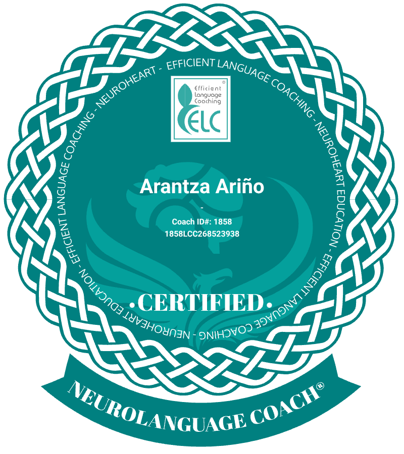 Badge Arantza Ariño Neurolanguage Coach®